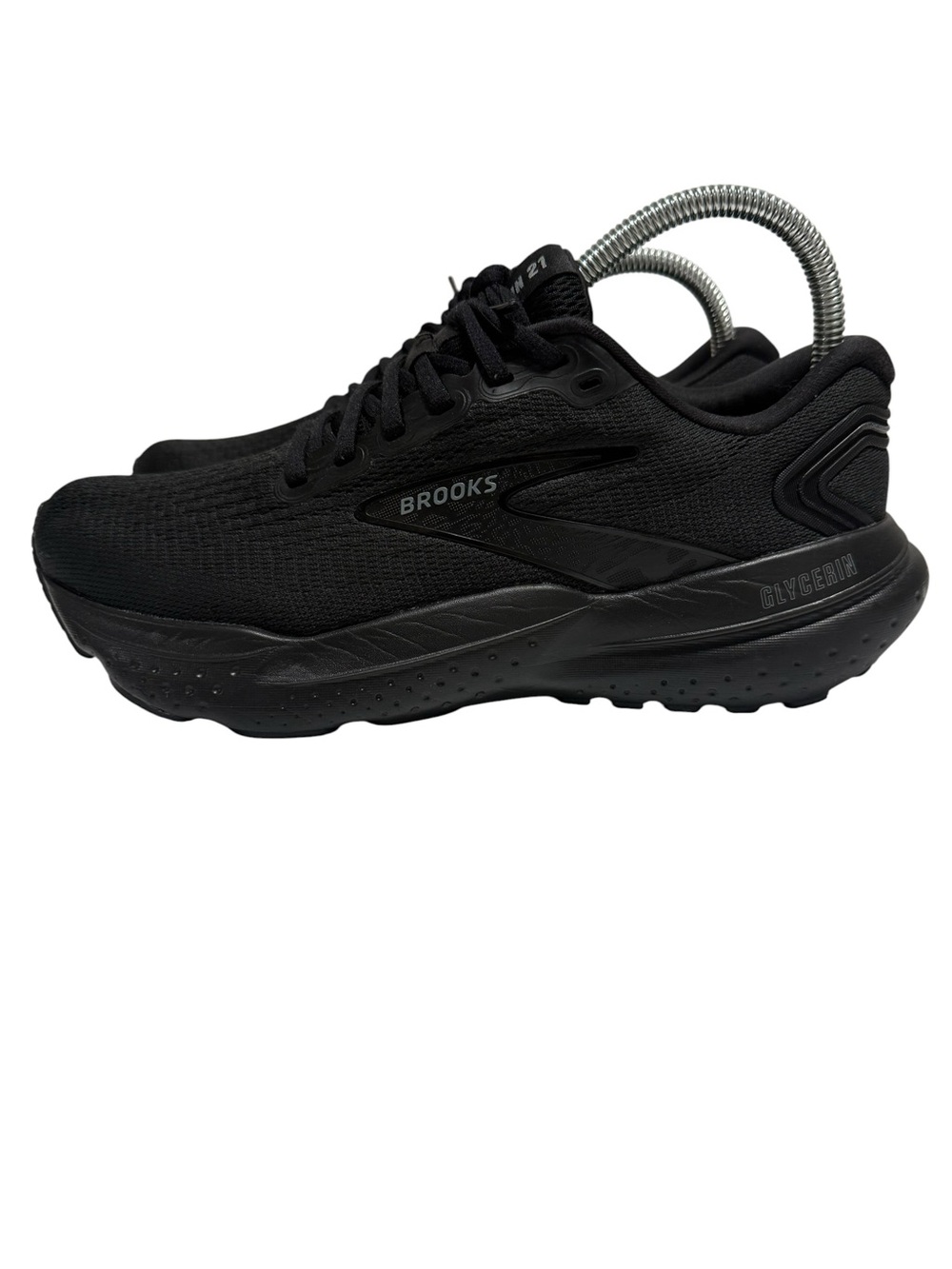 Brooks Women's Glycerin 21 Neutral Running Shoe Black Size 9 Preowned - Picture 4 of 8